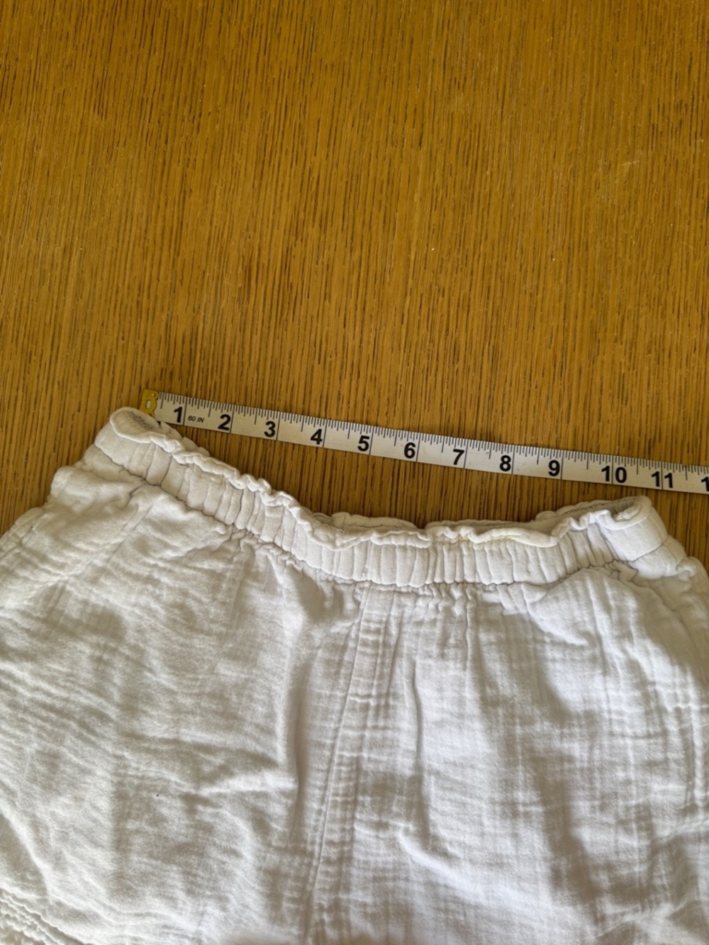 GAP girls white cotton gauze shorts - Picture 5 of 5